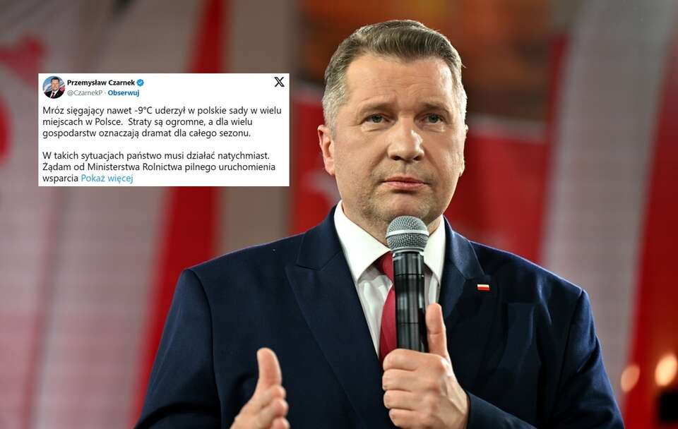Mróz zniszczył uprawy! Czarnek żąda interwencji ministerstwa