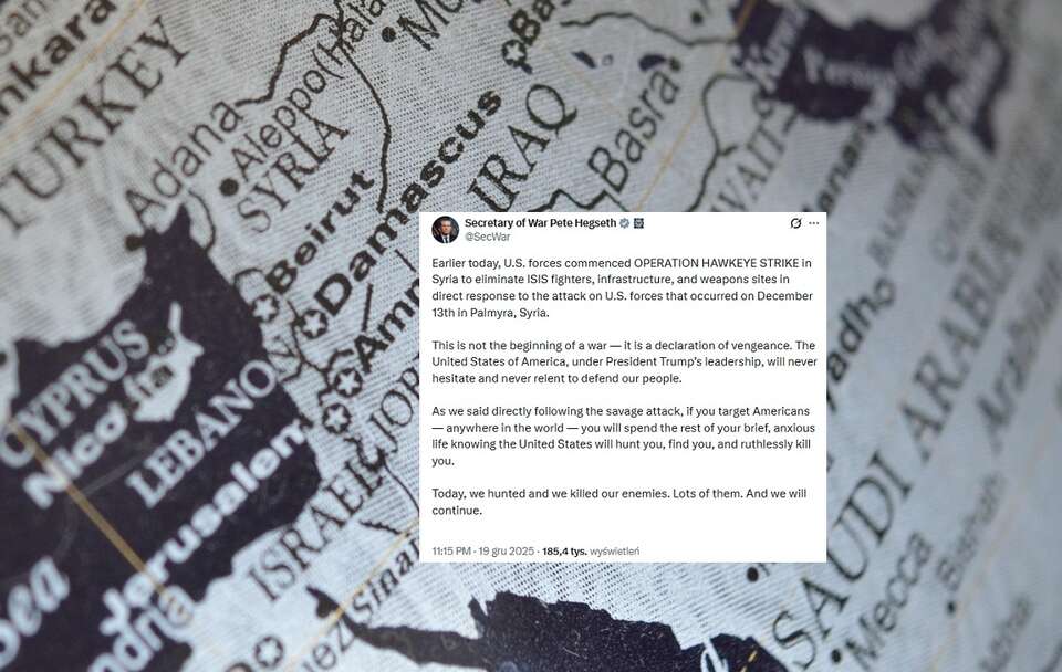Odwet! Amerykanie przeprowadzili operację w Syrii