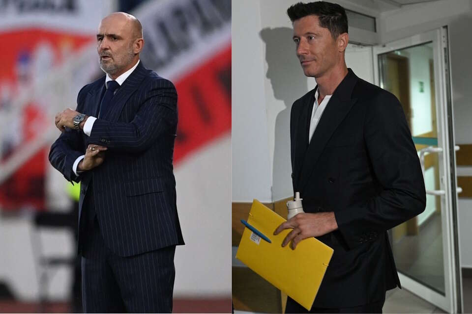 Michał Probierz i Robert Lewandowski / autor: PAP/Marcin Obara, Piotr Nowak
