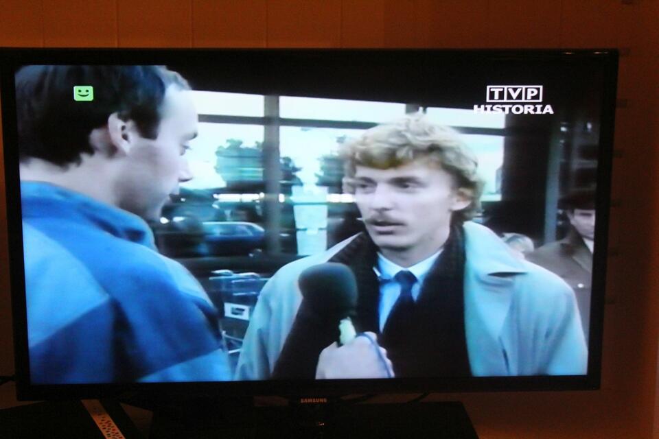 Zbigniew Boniek na antenie TVP w 1984 roku / autor: wPolityce.pl