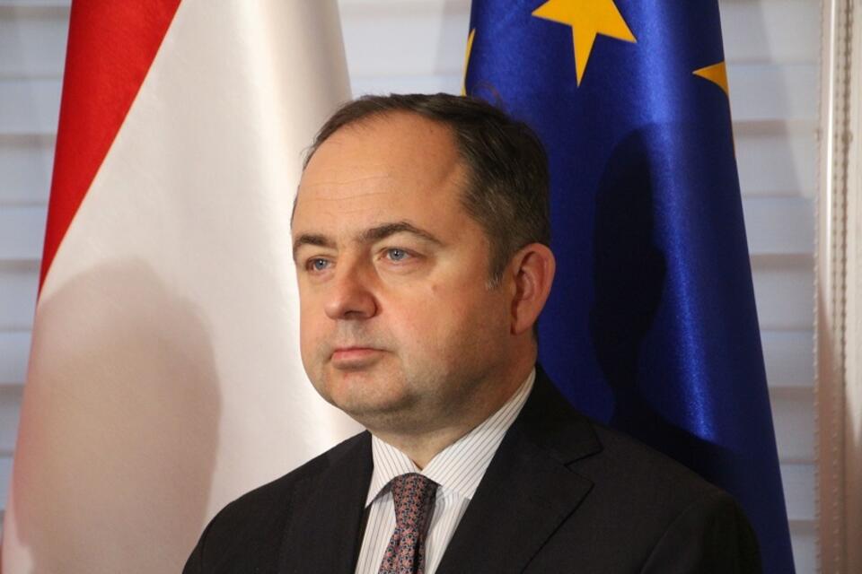 Minister ds. europejskich Konrad Szymański / autor: Fratria