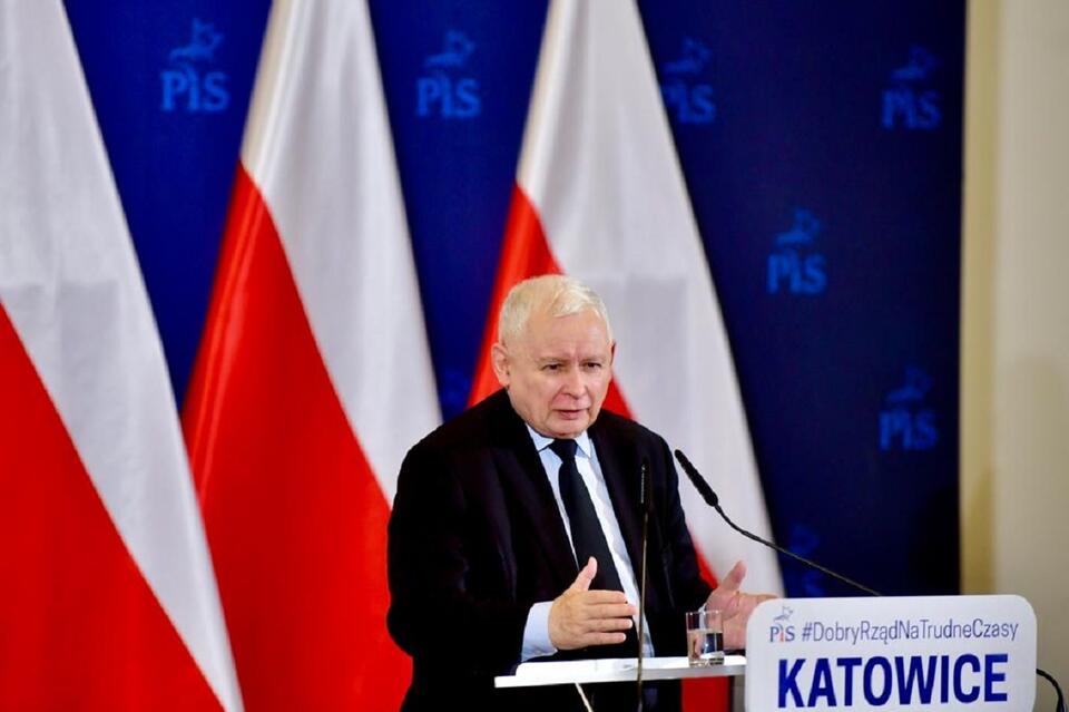 Prezes PiS Jarosław Kaczyński / autor: Twitter/Prawo i Sprawiedliwość