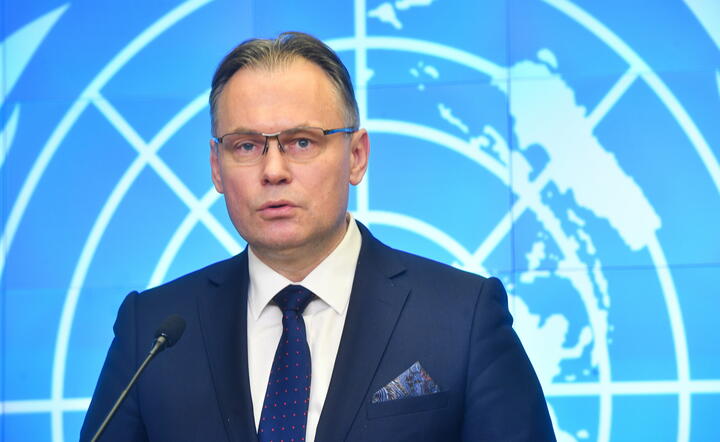 Sekretarz stanu w Ministerstwie Spraw Zagranicznych Arkadiusz Mularczy / autor: PAP/Radek Pietruszka