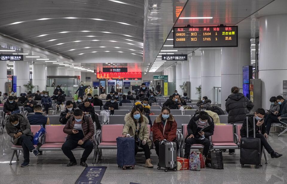 Lotnisko w Wuhan rok po lockdownie tej chińskiej prowincji / autor: wPolityce.pl