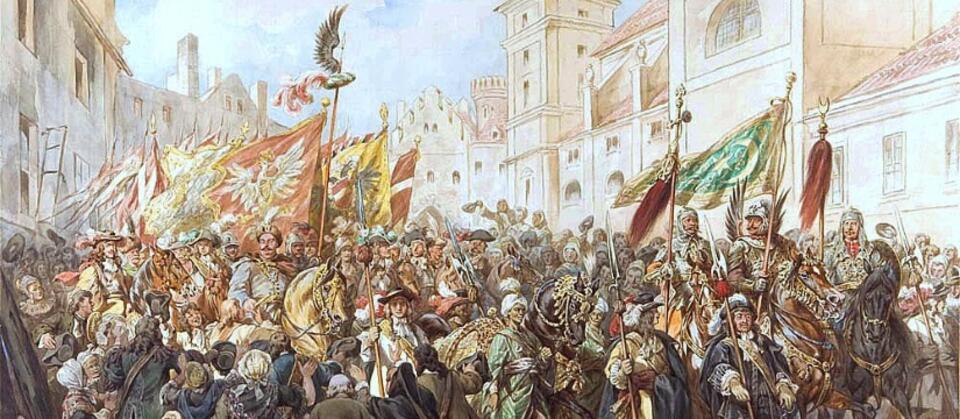 Wjazd Jana III Sobieskiego do Wiednia / autor: commons.wikimedia.org