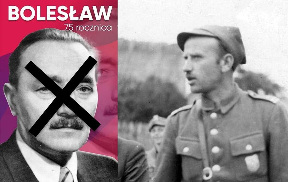 Bolesław Bierut i mjr Zygmunt Szendzielarz "Łukaszka" / autor: FB FMS/IPN