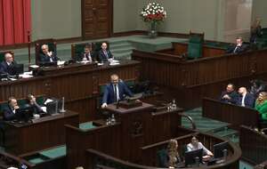 Minister sprawiedliwości Waldemar Żurek w Sejmie. / autor: YouTube/Sejm