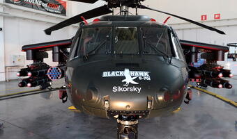 Debiut: tak wygląda w pełni uzbrojony śmigłowiec Black Hawk produkowany w zakładach PZL Mielec