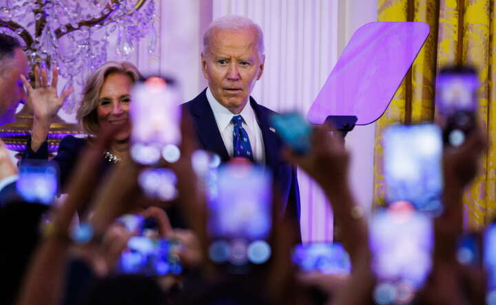 Prezydent Joe Biden w Białym Domu / autor: PAP/EPA/Samuel Corum