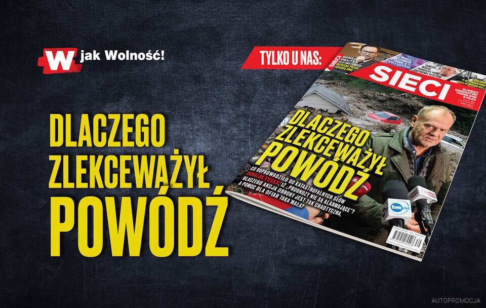 Okładka tygodnika "Sieci" / autor: Fratria