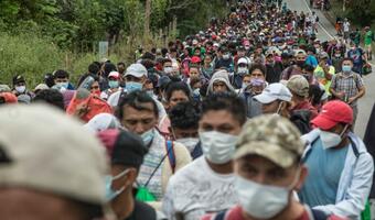Karawana migrantów z Ameryki Środkowej zmierza do USA