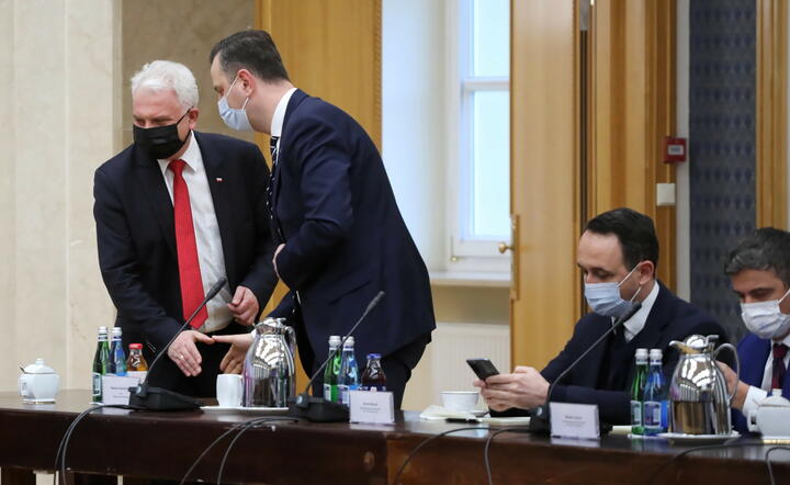 wiceminister zdrowia Waldemar Kraska (L) i prezes PSL Kosiniak-Kamysz / autor: fotoserwis PAP