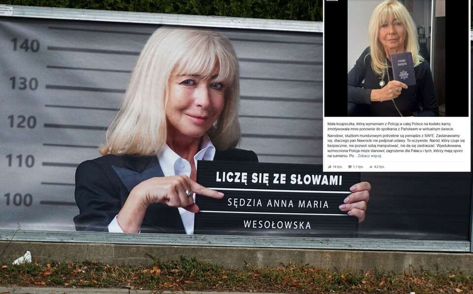Sędzia Wesołowska uderza w prezydenta Nawrockiego... Biblią