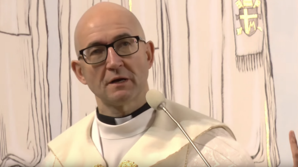 Biskup Adrian Galbas / autor: YouTube/Dobre Media Nowej Ewangelizacji