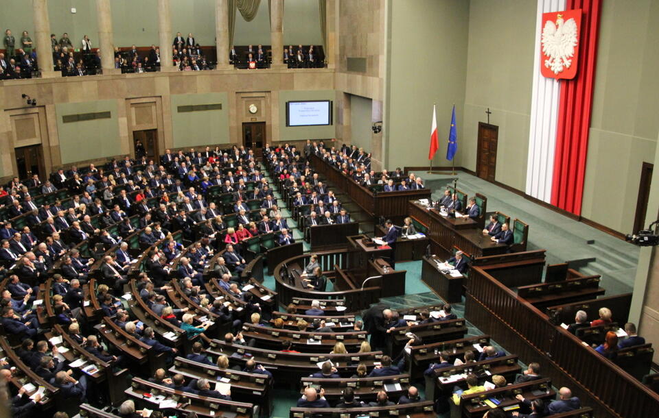 Sala plenarna Sejmu / autor: Fratria