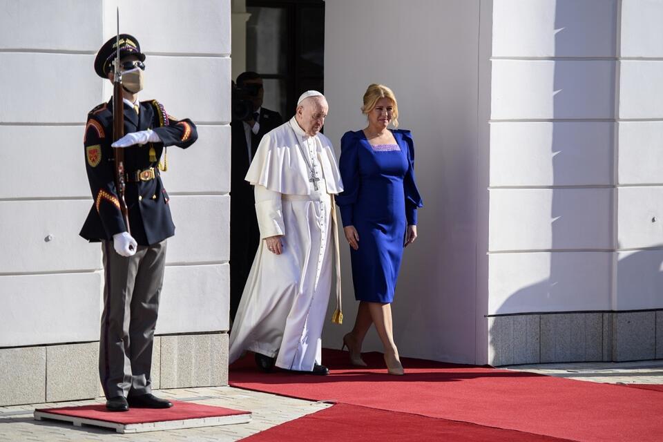 Wizyta papieża Franciszka na Słowacji / autor: PAP/EPA