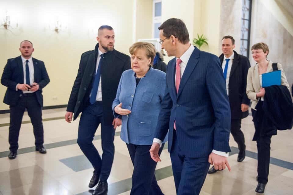 Angela Merkel, Mateusz Morawiecki / autor: premier.gov.pl