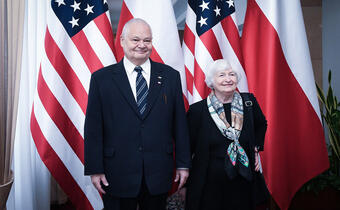 Adam Glapiński spotkał się z sekretarz skarbu USA Janet Yellen