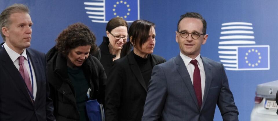 Heiko Maas w Brukseli / autor: PAP/epa