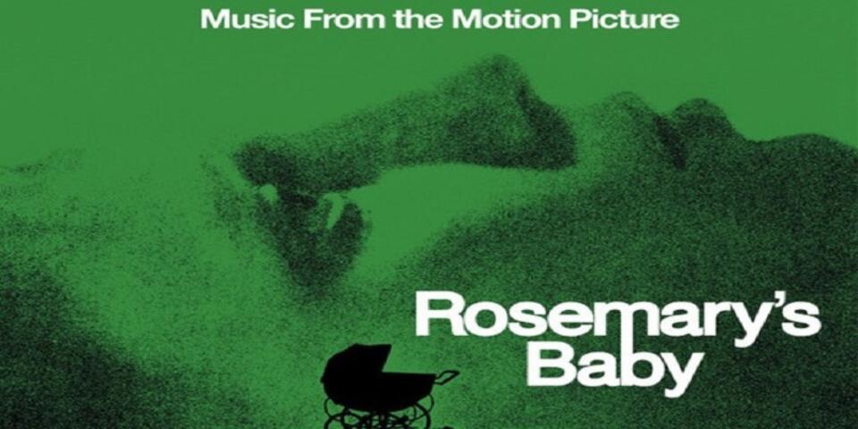 Okładka ścieżki dźwiękowej "Dziecka Rosemary". Kompozycje Krzysztofa Komedy