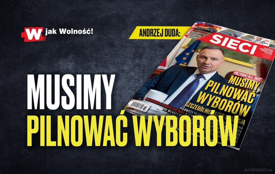 Okładka nowego numeru tygodnika "Sieci" / autor: Fratria