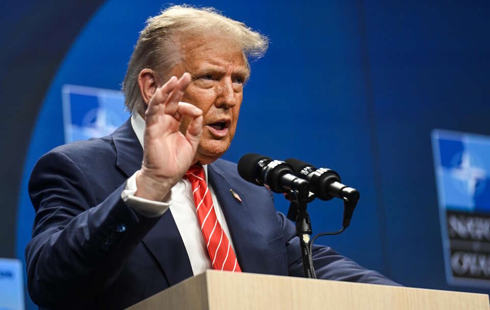 Donald Trump / autor: PAP/EPA/JONAS ROOSENS