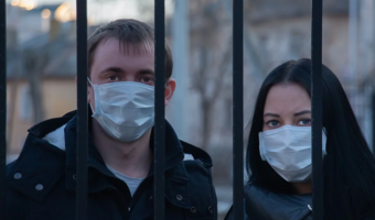 Na Ukrainie zakaz przebywania na ulicy bez masek