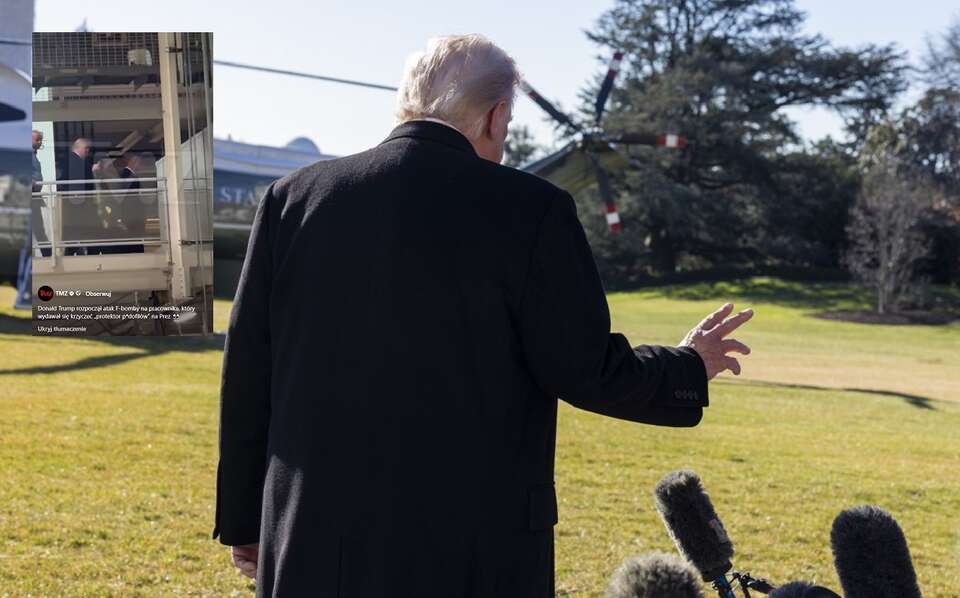 Trump zwyzywany w fabryce. Odpowiedział wulgarnym gestem