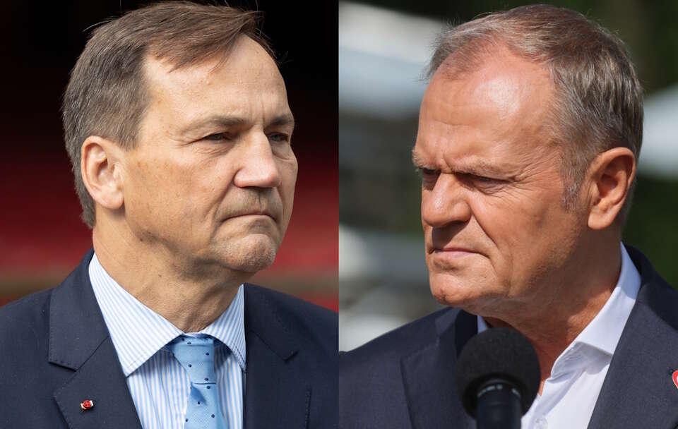 Radosław Sikorski, Donald Tusk / autor: Fratria/PAP/Leszek Szymański