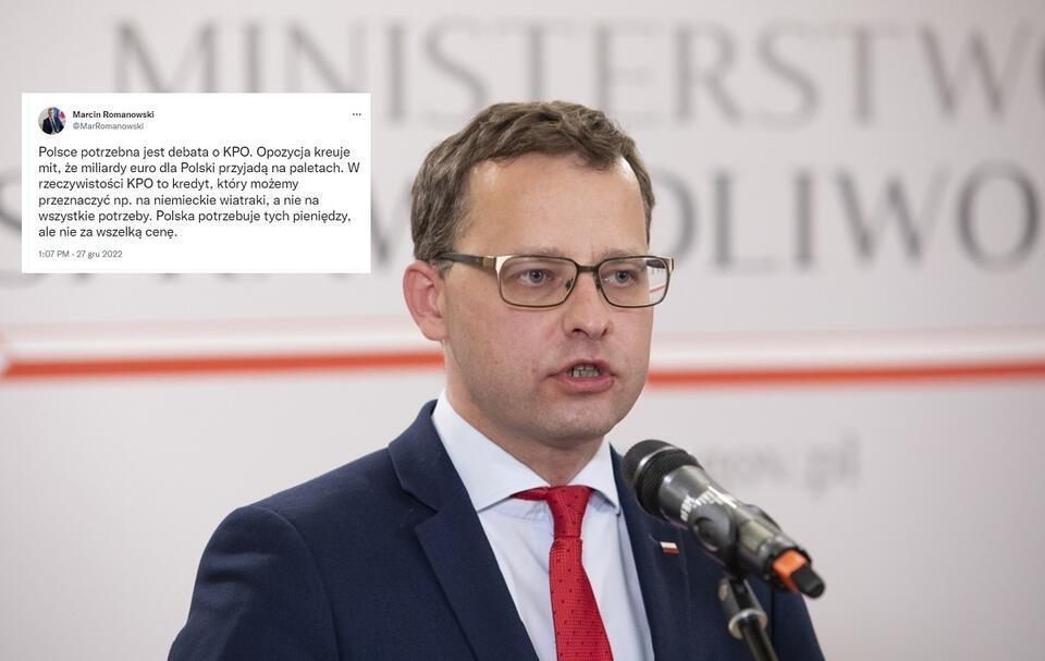 Wiceminister sprawiedliwości Marcin Romanowski / autor: Fratria, TT/@MarRomanowski