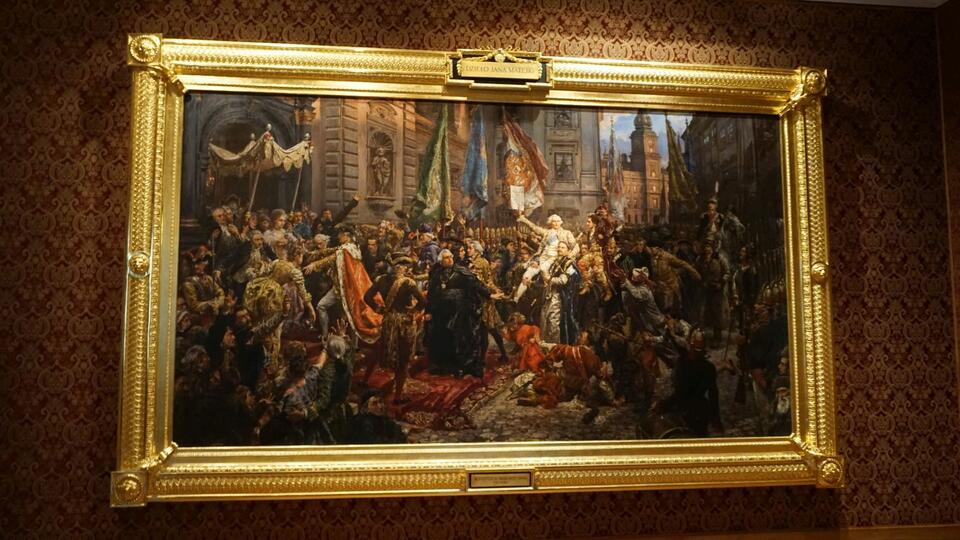 A painting by Jan Matejko, presenting the moment of the adoption of the Constitution of May 3 by the Sejm / autor: wPolityce.pl