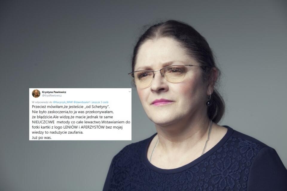 Prof. Krystyna Pawłowicz / autor: Fratria