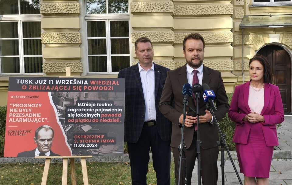 Przemysław Czarnek, Rafał Bochenek i Agnieszka Wojciechowska van Heukelom / autor: X/@pisorgpl