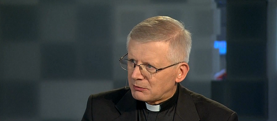 Ks. Henryk Zieliński w Salonie Dziennikarskim / autor: wPolityce.pl/TVP Info