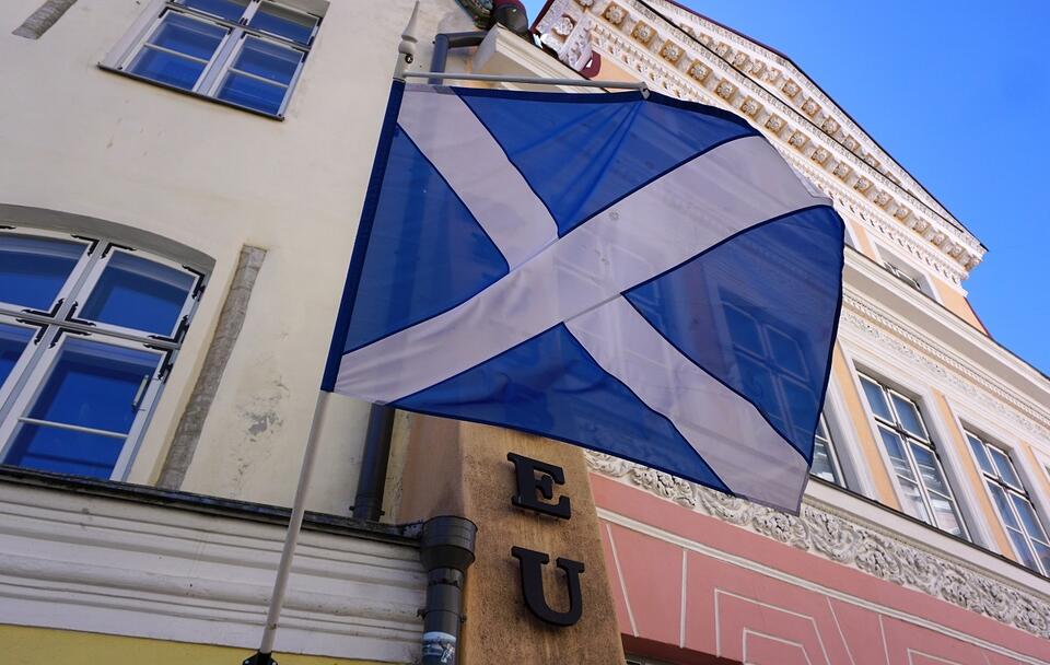 Flaga Szkocji / autor: Fratria