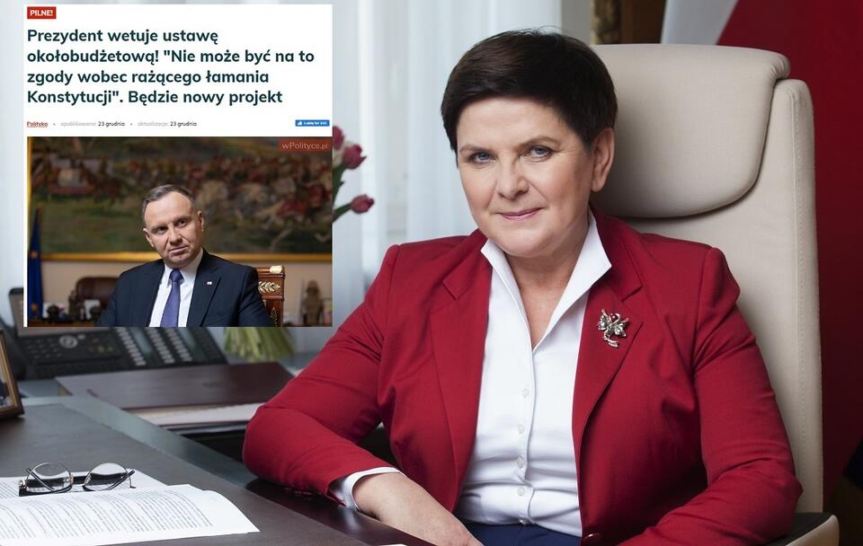 Beata Szydło / autor: Fratria/screenshot wPolityce.pl