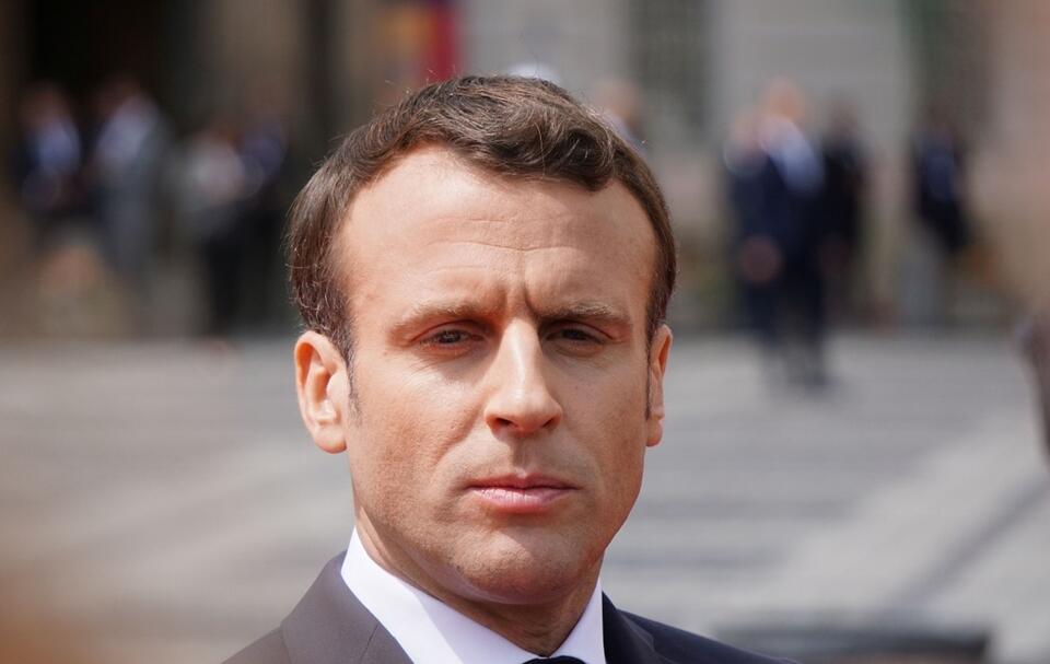 Prezydent Francji Emmanuel Macron / autor: Fratria