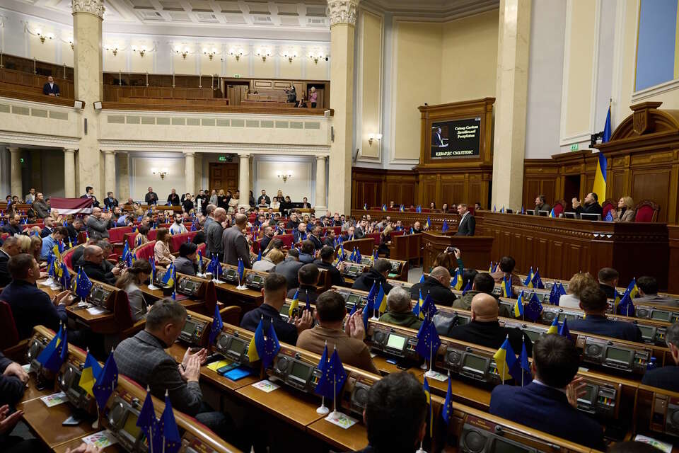 Parlament na Ukrainie / autor: By Saeima - Edvarda Smiltēna vizīte Ukrainā, CC BY-SA 2.0, https://creativecommons.org/licenses/by-sa/2.0/