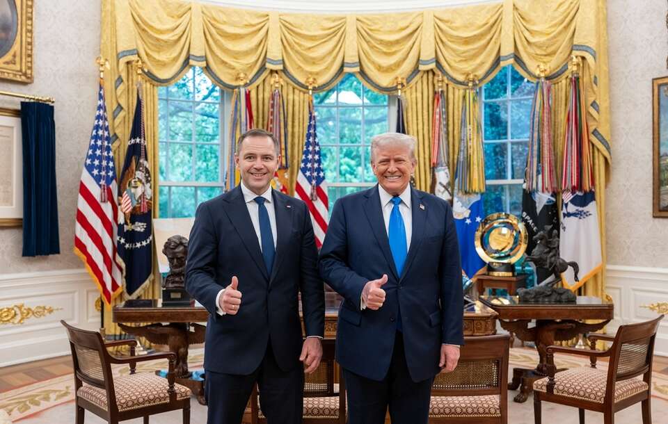 Karol Nawrocki i Donald Trump / autor: X @WhiteHouse