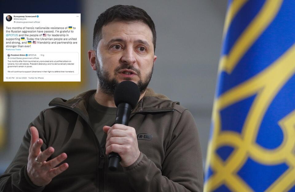Prezydent Ukrainy Wołodymyr Zełenski / autor: PAP/EPA