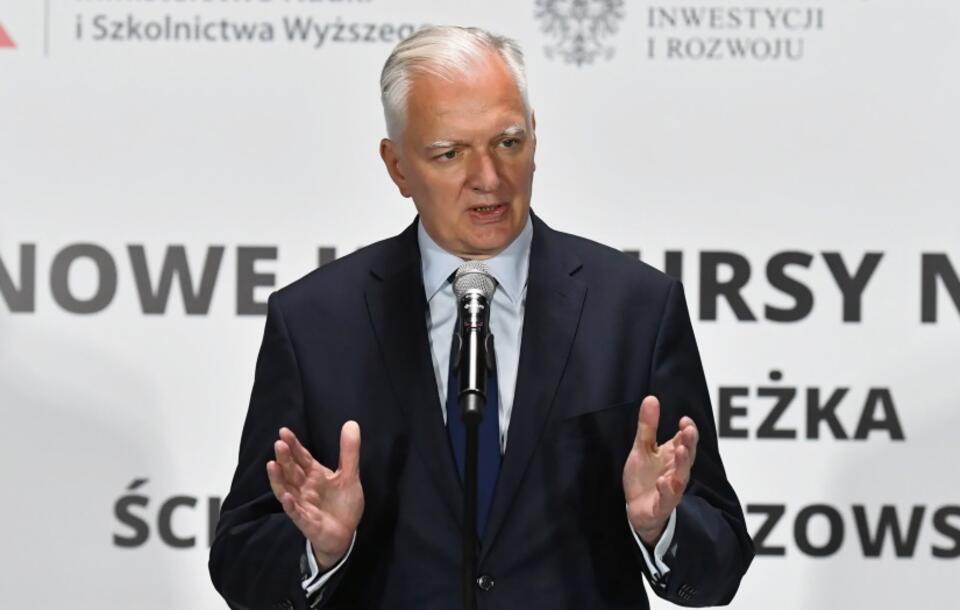 Minister Jarosław Gowin / autor: PAP/Piotr Nowak