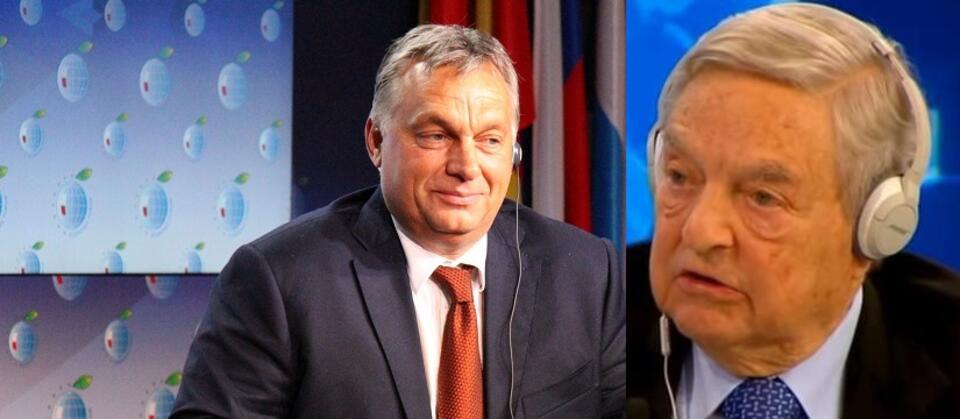 Orban i Soros / autor: Fratria/YouTube