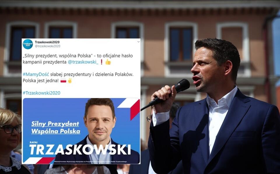 Rafał Trzaskowski / autor: PAP/Łukasz Gągulski/Twitter