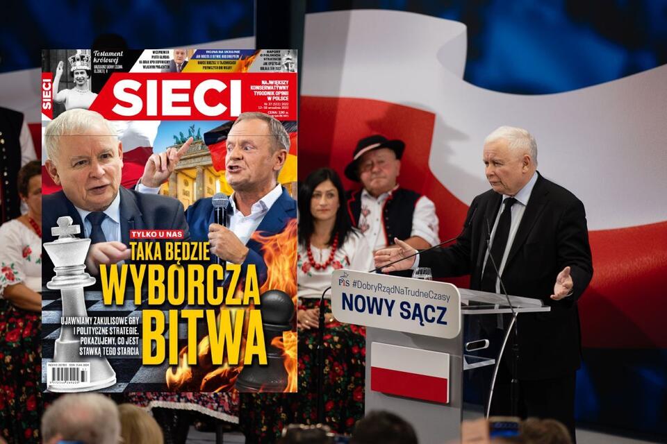 Prezes PiS J. Kaczyński w Nowym Sączu (03.09.2022) / autor: pis.org.pl