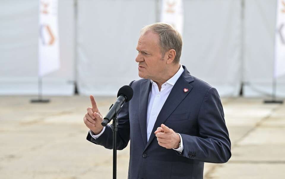 "To jest podłe". Tusk wściekł się po pytaniu TV wPolsce24!