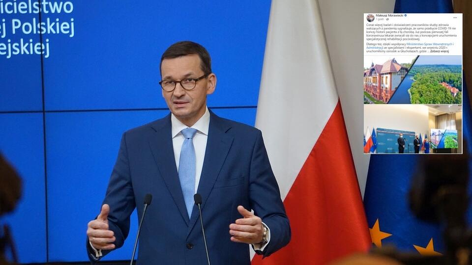 Premier Mateusz Morawiecki / autor: Fratria, zrzut ekranu FB