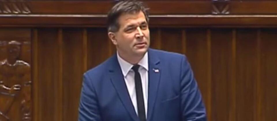 Piotr Kaleta, poseł PiS / autor: youtube.com