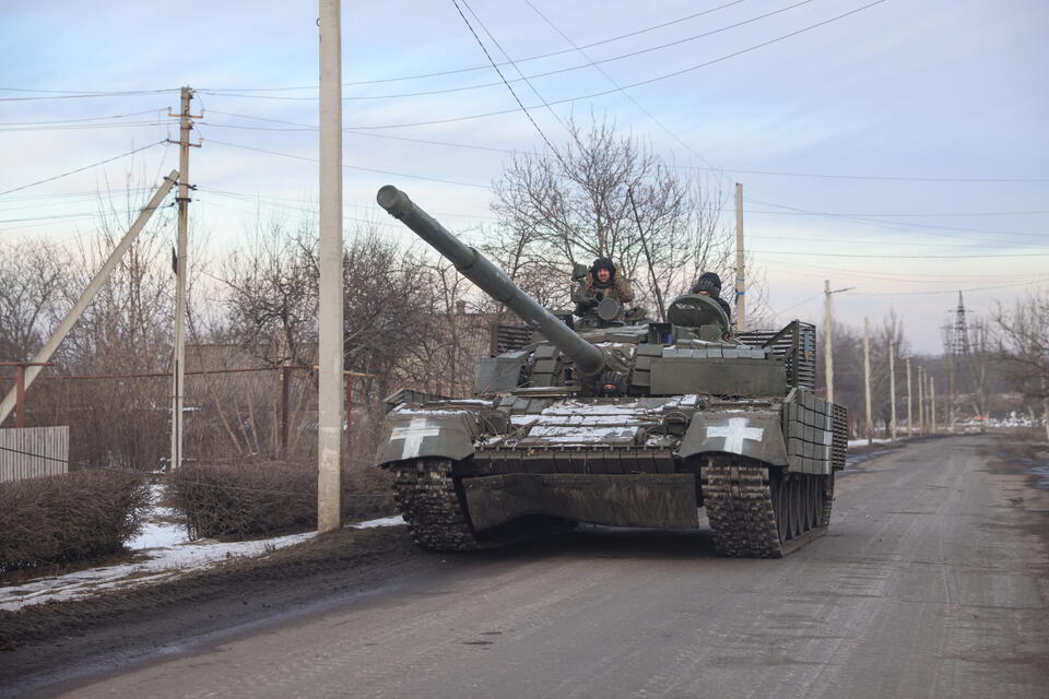 Ukraińskie wojsko w Bachmucie  / autor: PAP/Eugene Titov