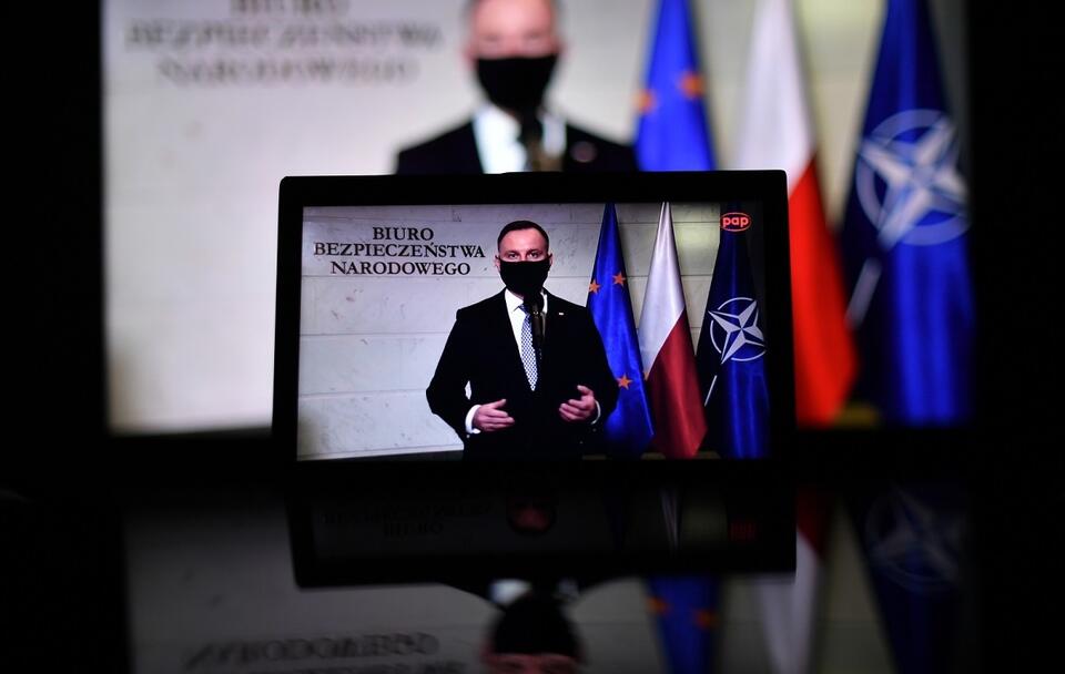 Prezydent Andrzej Duda / autor: PAP/Marcin Obara