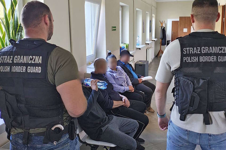 Nielegalni imigranci zatrzymani w Łodzi / autor: NOSG